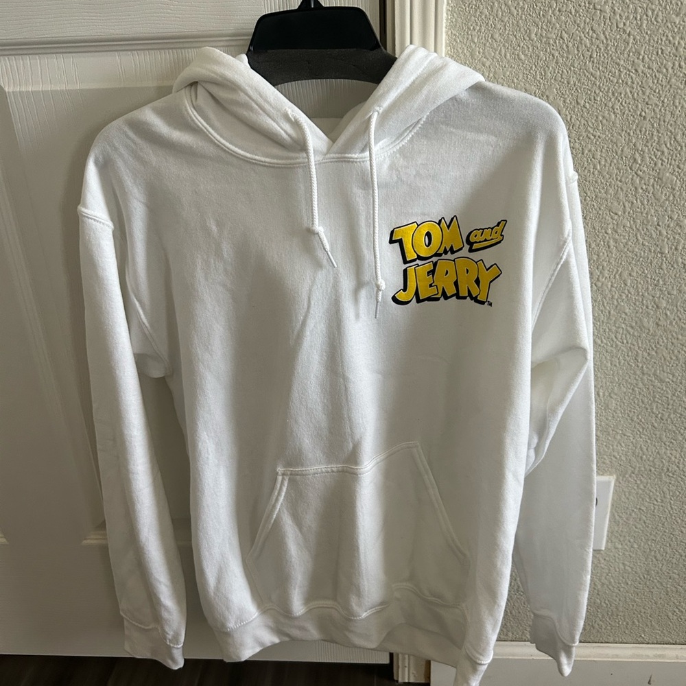 White Tom and Jerry Hoodie